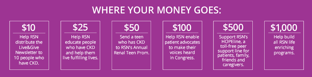 What your money will do when you donate to RSN