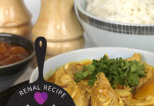 Renal Recipe Curried Turkey and Rice