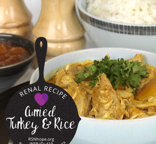 Renal Recipe Curried Turkey and Rice