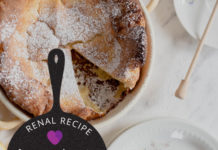 Renal Recipe Dutch Apple Pancake