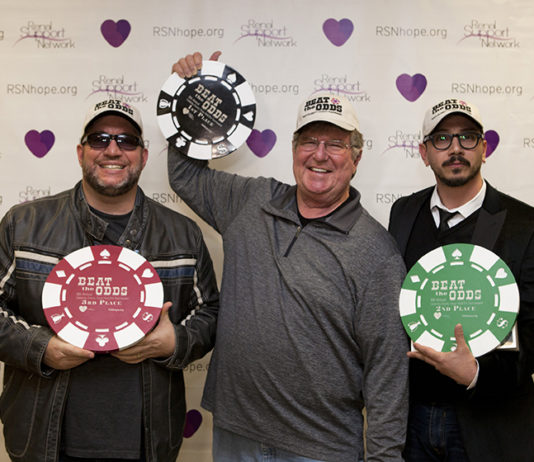 8th Annual Texas Hold'em Tournament Winners: 1st Place Harvey Wells, 2nd Place Dean Ronalds, 3rd Place Jimmy Delle Valle