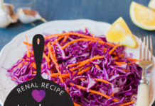 kidney friendly salad-Renal Recipe Liberty Salad