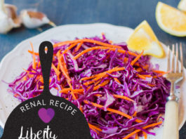 kidney friendly salad-Renal Recipe Liberty Salad