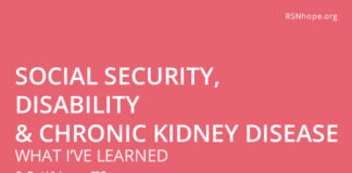Social Security, Disability And Chronic Kidney Disease – What I’ve Learned
