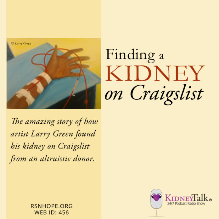 Finding-Kidney-Craigslist-Kidney-Talk-Larry-Green-Artist