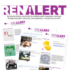 RenAlert - news about living with kidney disease