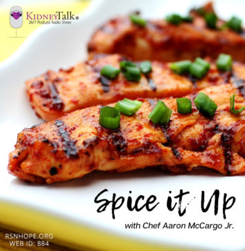 kidney-friendly recipes - spice it up - chef aaron McCargo - Kidney Talk