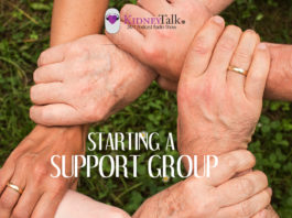 Starting a Support Group - kidney talk