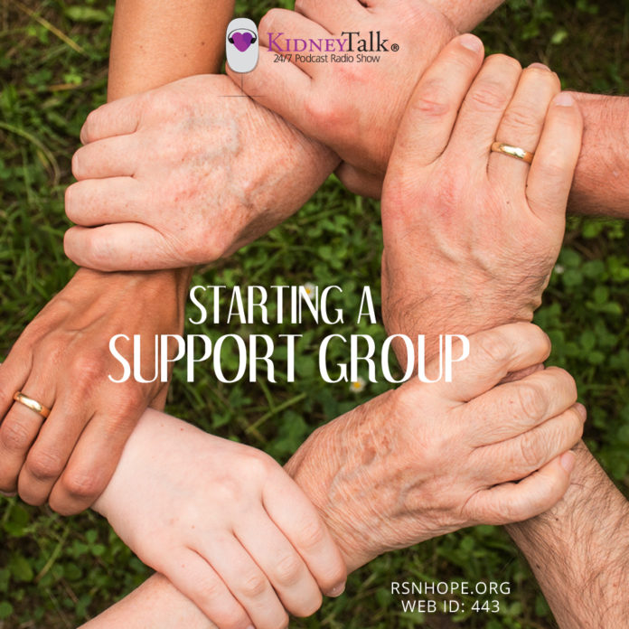 Starting a Support Group - kidney talk