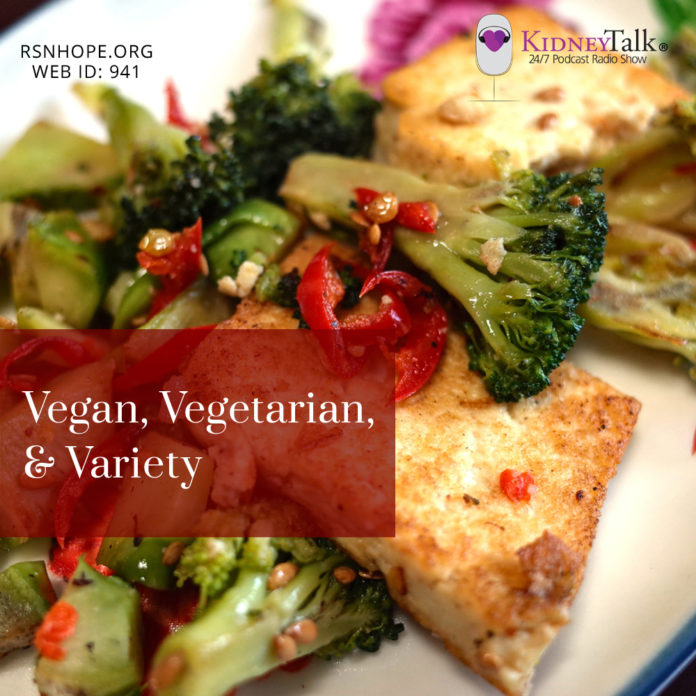 vegan and vegetarian renal diet