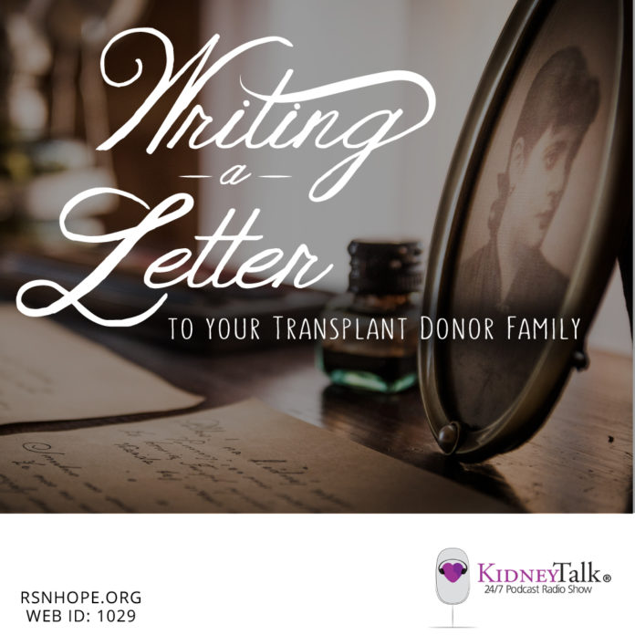 Transplant Donor Family - kidney talk