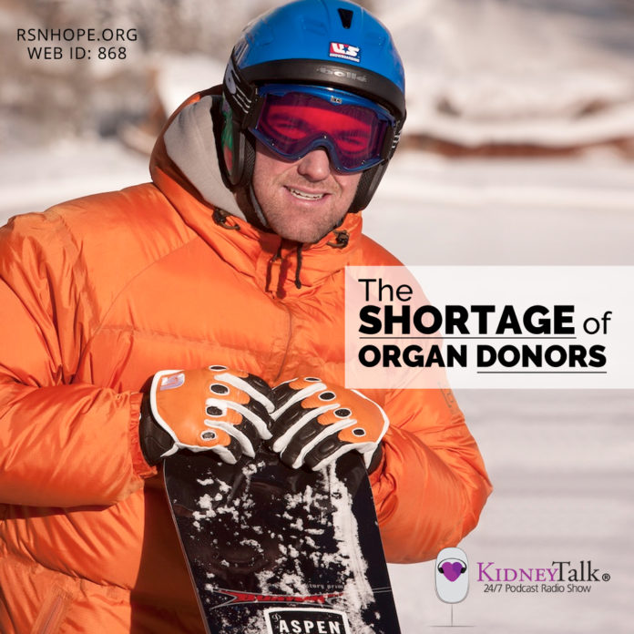 Shortage of Organ Donors - Chris Klug - kidney talk