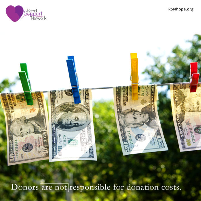 organ donation myths - organ donors do not pay to donate
