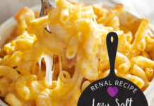 LOW SALT MAC AND CHEESE-RENAL DIET