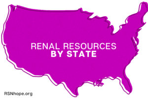 Renal Resources by state