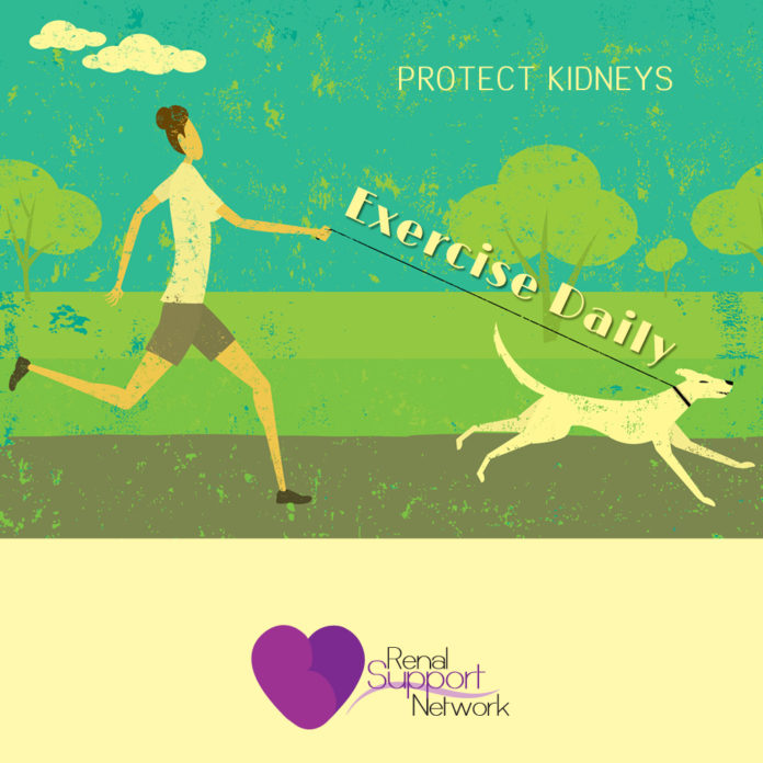 protect kidneys - exercise daily
