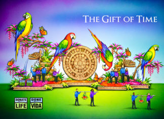 Donatelife-Rose Parade - float - one legacy