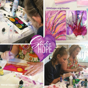 Alcohol Ink Painting Class - Glendale Ca - Studio Hope