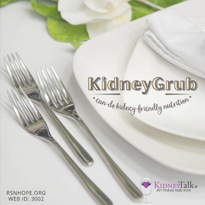 kidney diet - KidneyGrub - KidneyTalk