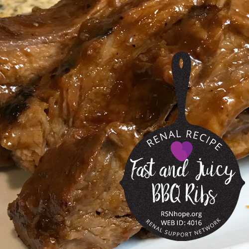 Fast and Juicy BBQ Ribs with Marinade Renal Support Network