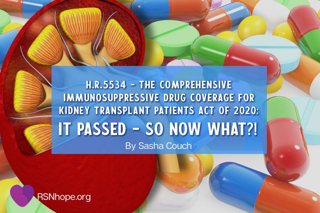 H.R.5534 the Comprehensive Immunosuppressive Drug Coverage for Kidney