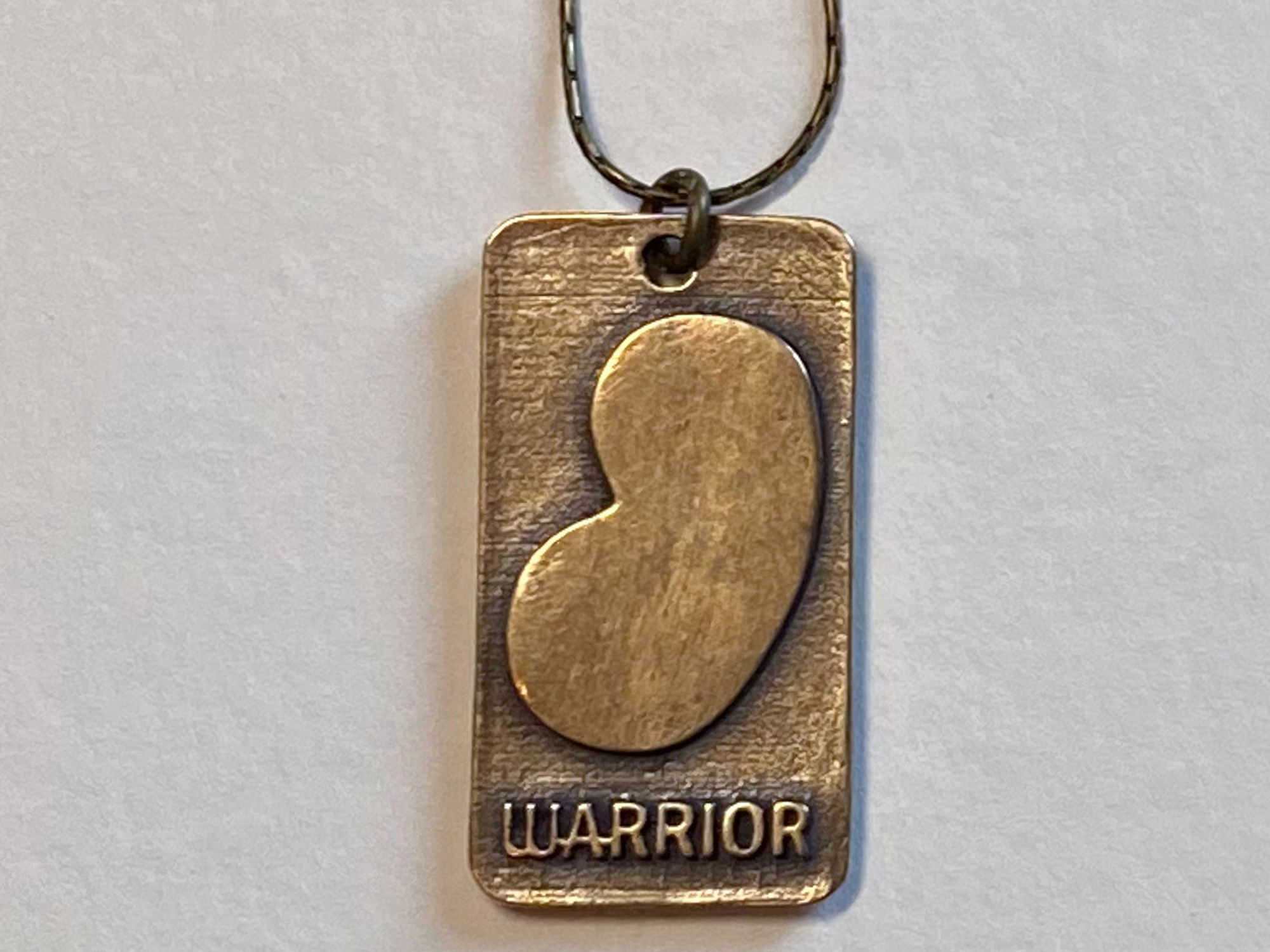 Kidney Warrior Bronze Medallion Necklace